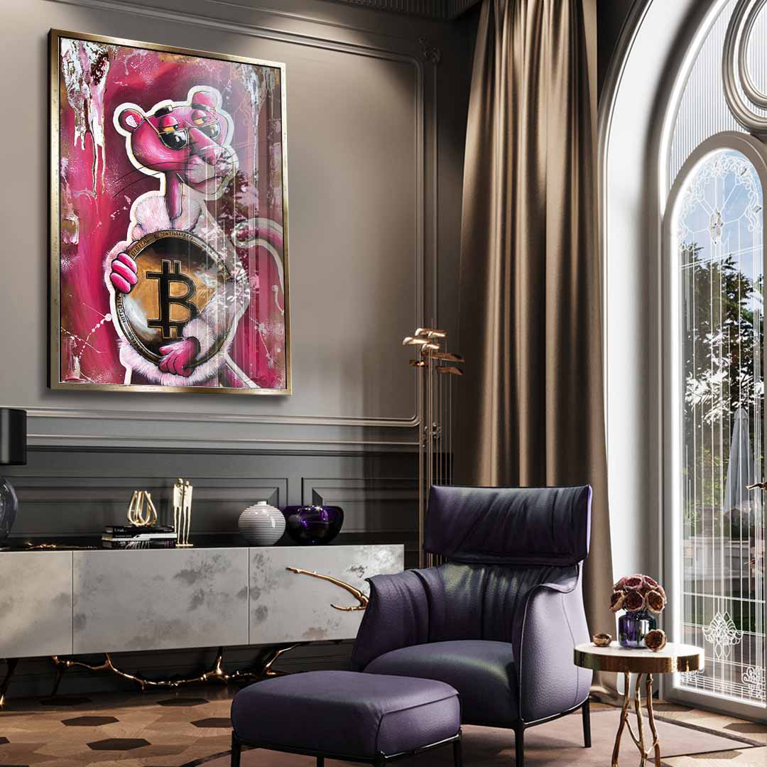 Bitcoin Panther - Acrylglas