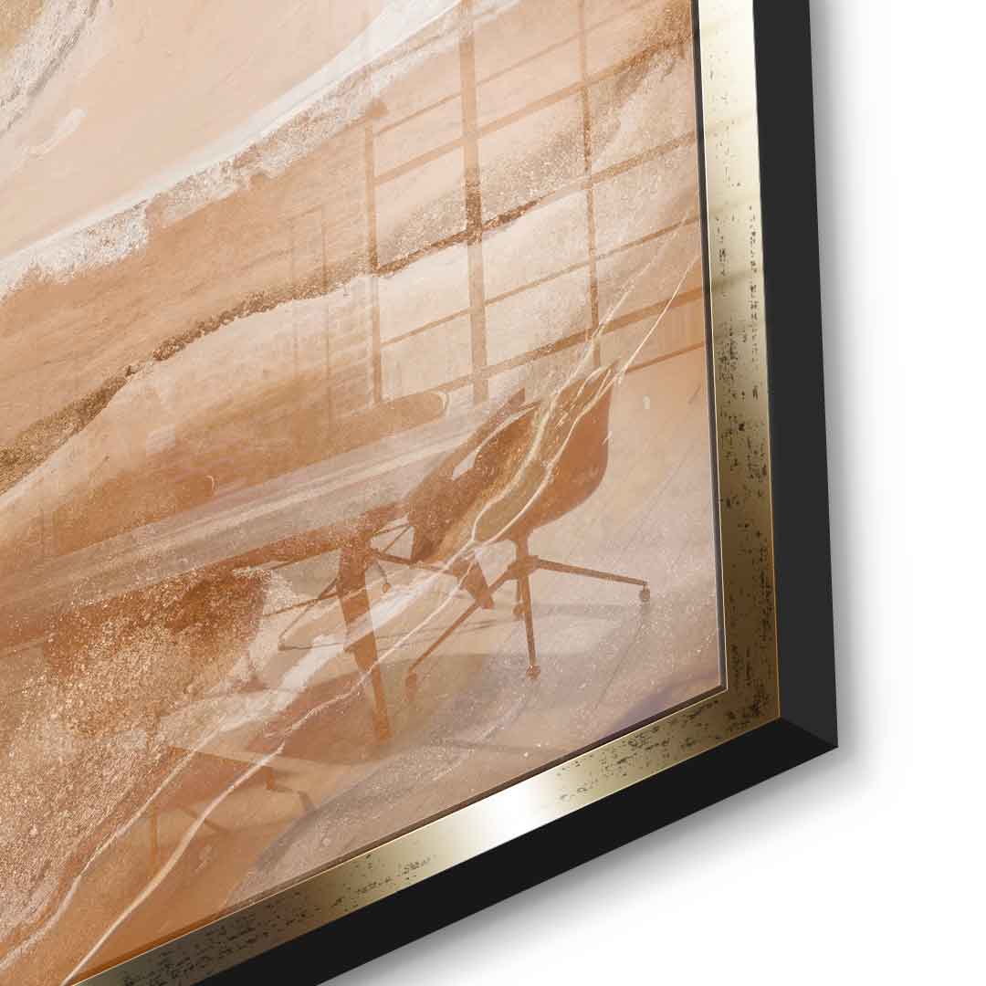 Sandstone in Brown Hues - Acrylglas