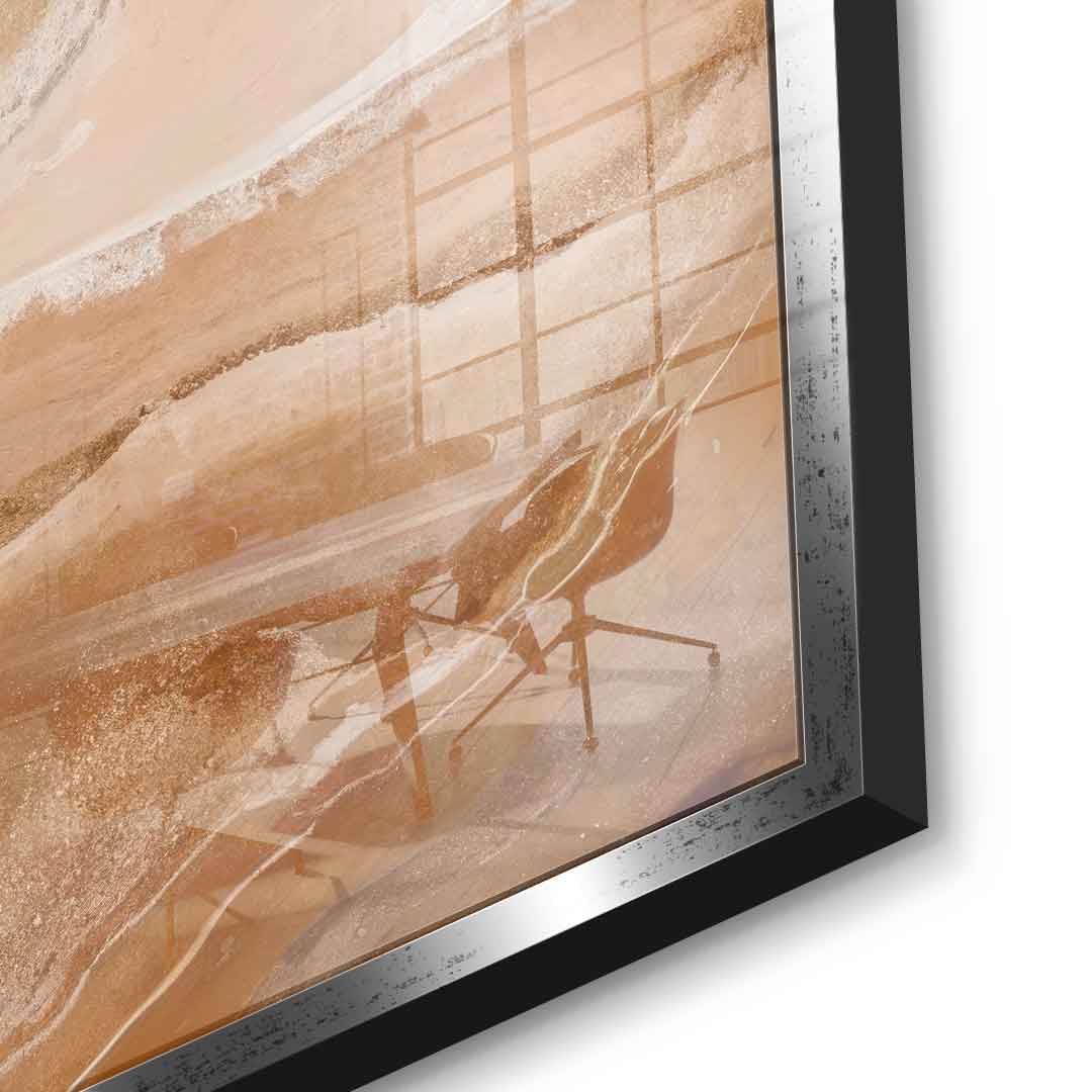 Sandstone in Brown Hues - Acrylglas