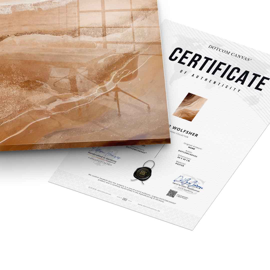 Sandstone in Brown Hues - Acrylglas