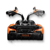 Wandskulptur Mclaren Backside - Acrylglas