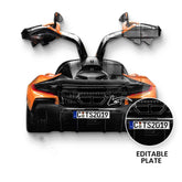Wandskulptur Mclaren Backside - Acrylglas - personalisierbar