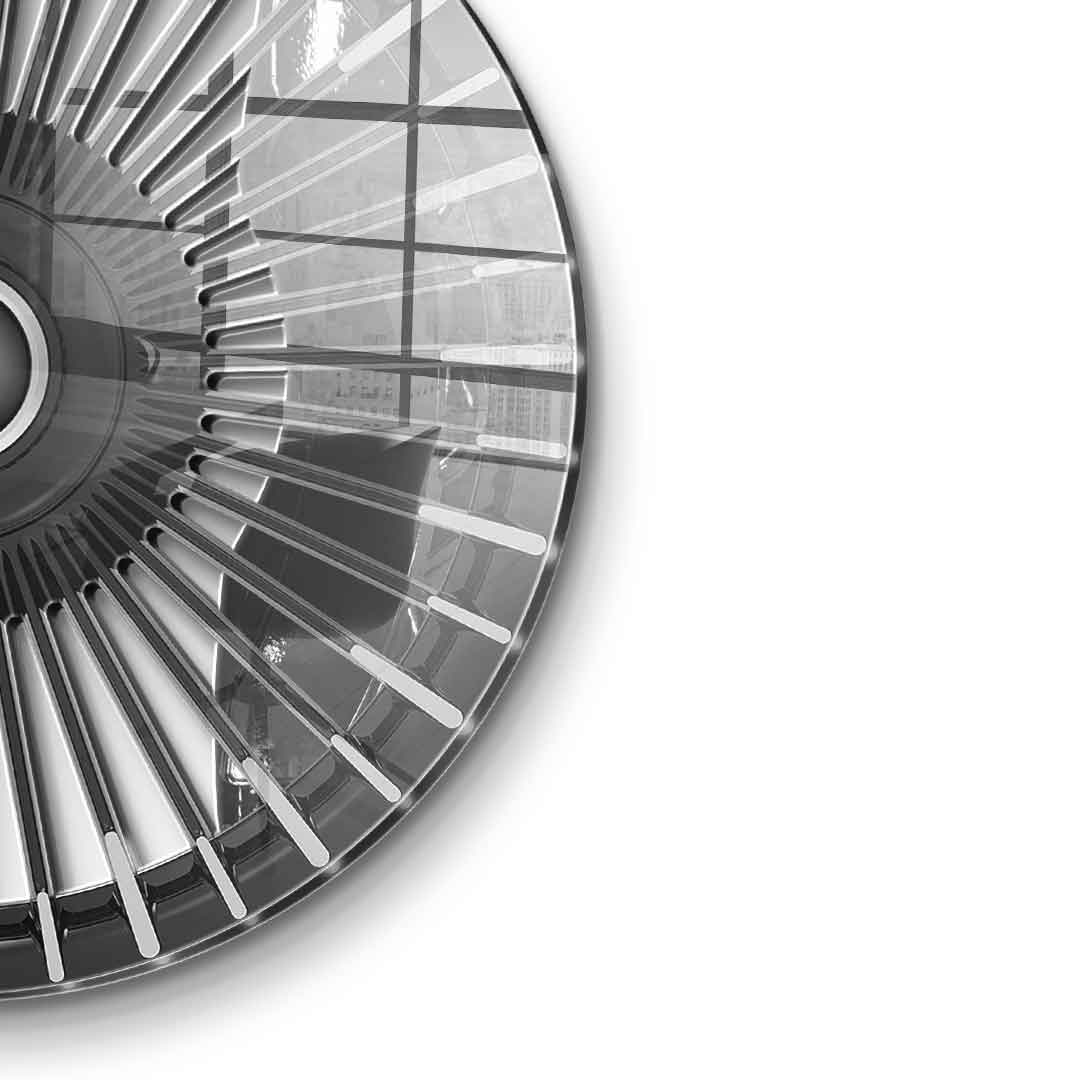 Wall sculpture Wheel 3 - Acrylic glass