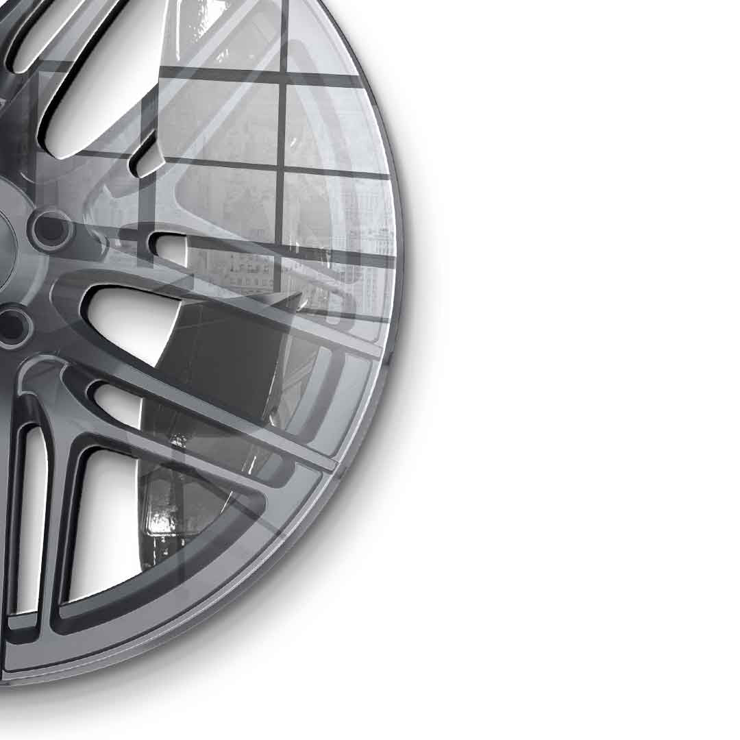 Wandskulptur Wheel 1 - Acrylglas