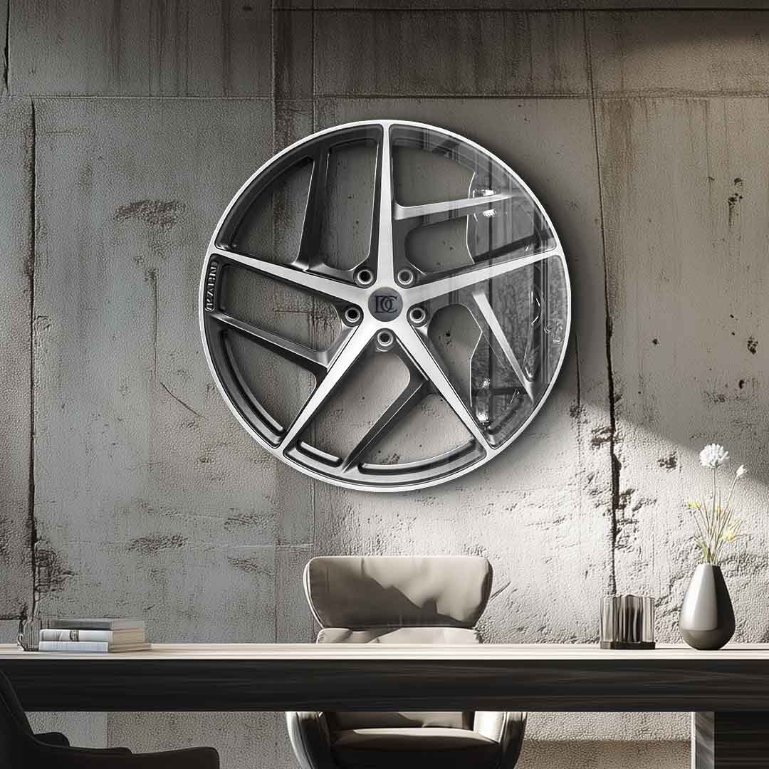 Wandskulptur Wheel 2 - Acrylglas