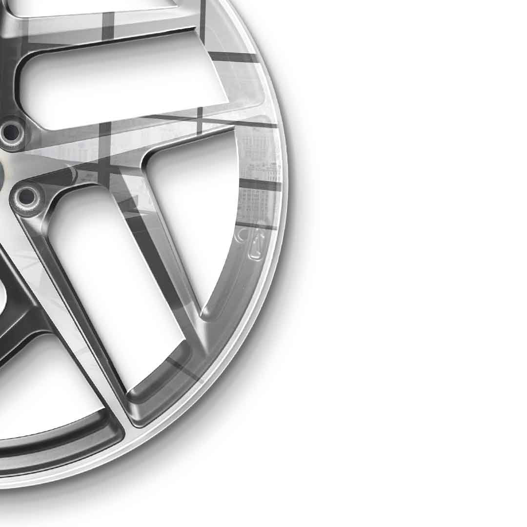 Wandskulptur Wheel 2 - Acrylglas