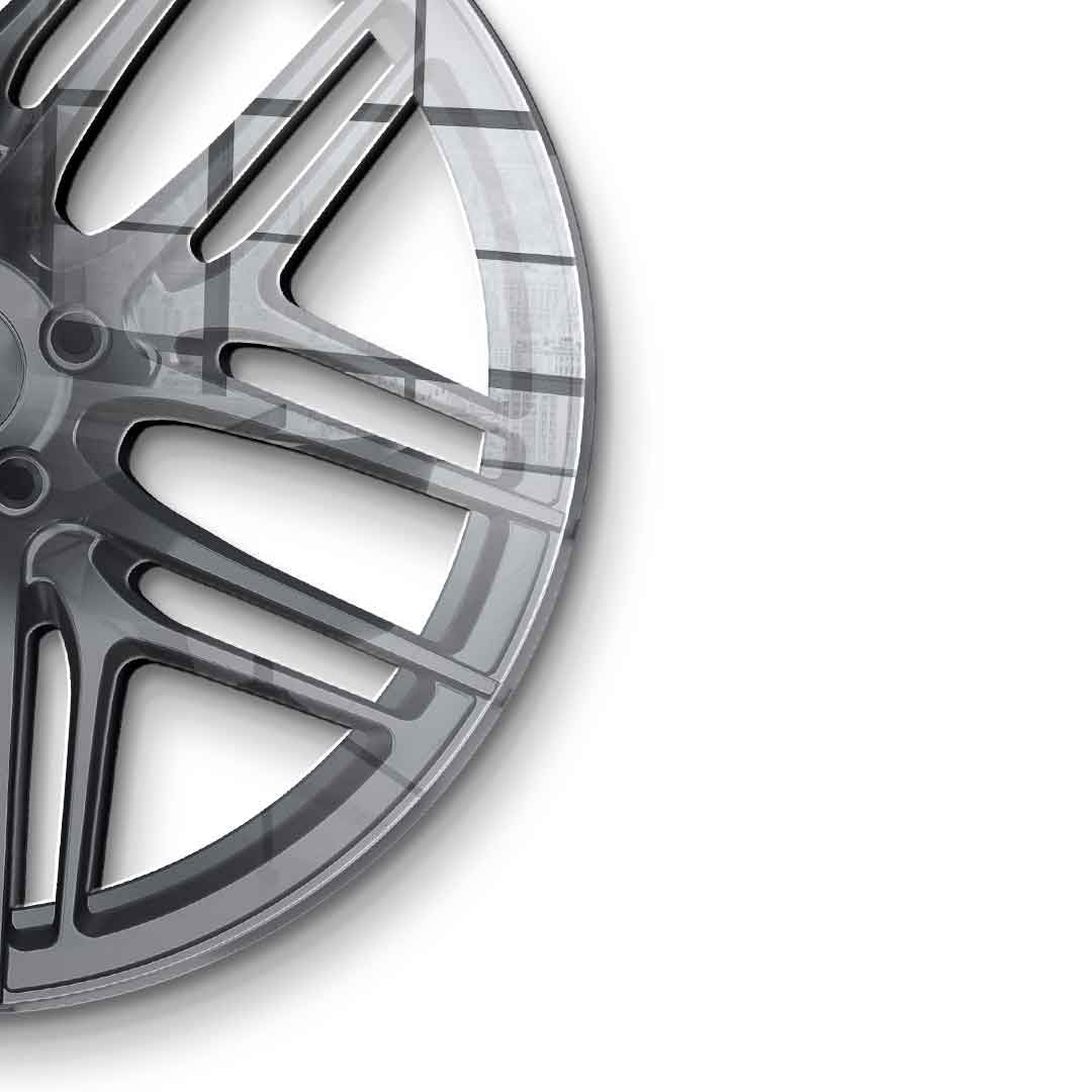 Wandskulptur Wheel 1 - Acrylglas