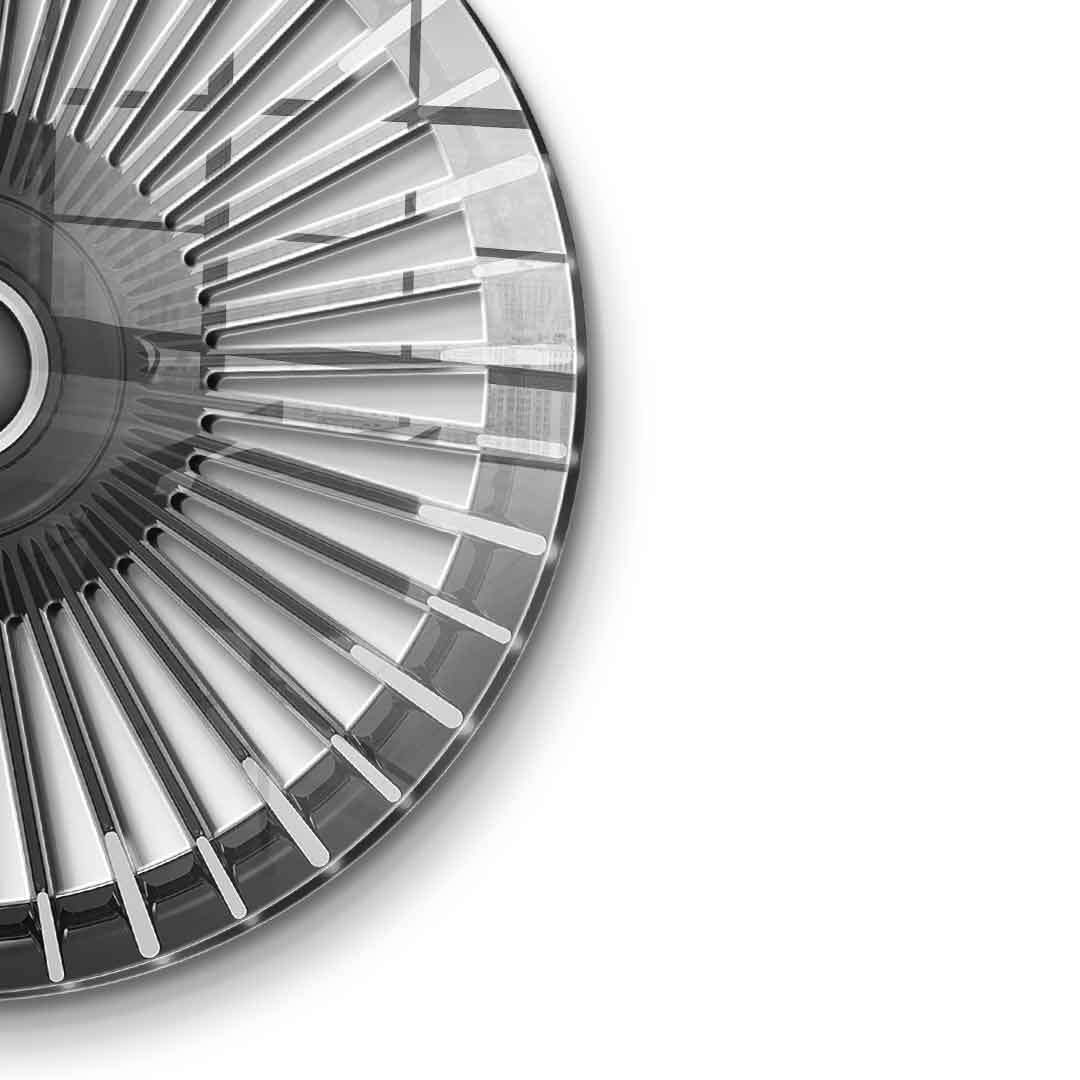 Wandskulptur Wheel 3 - Acrylglas