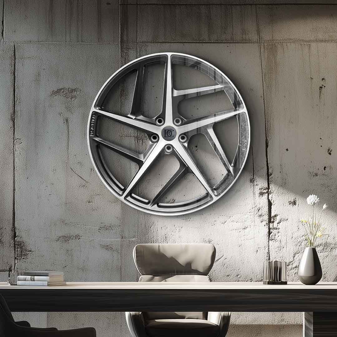 Wandskulptur Wheel 2 - Acrylglas