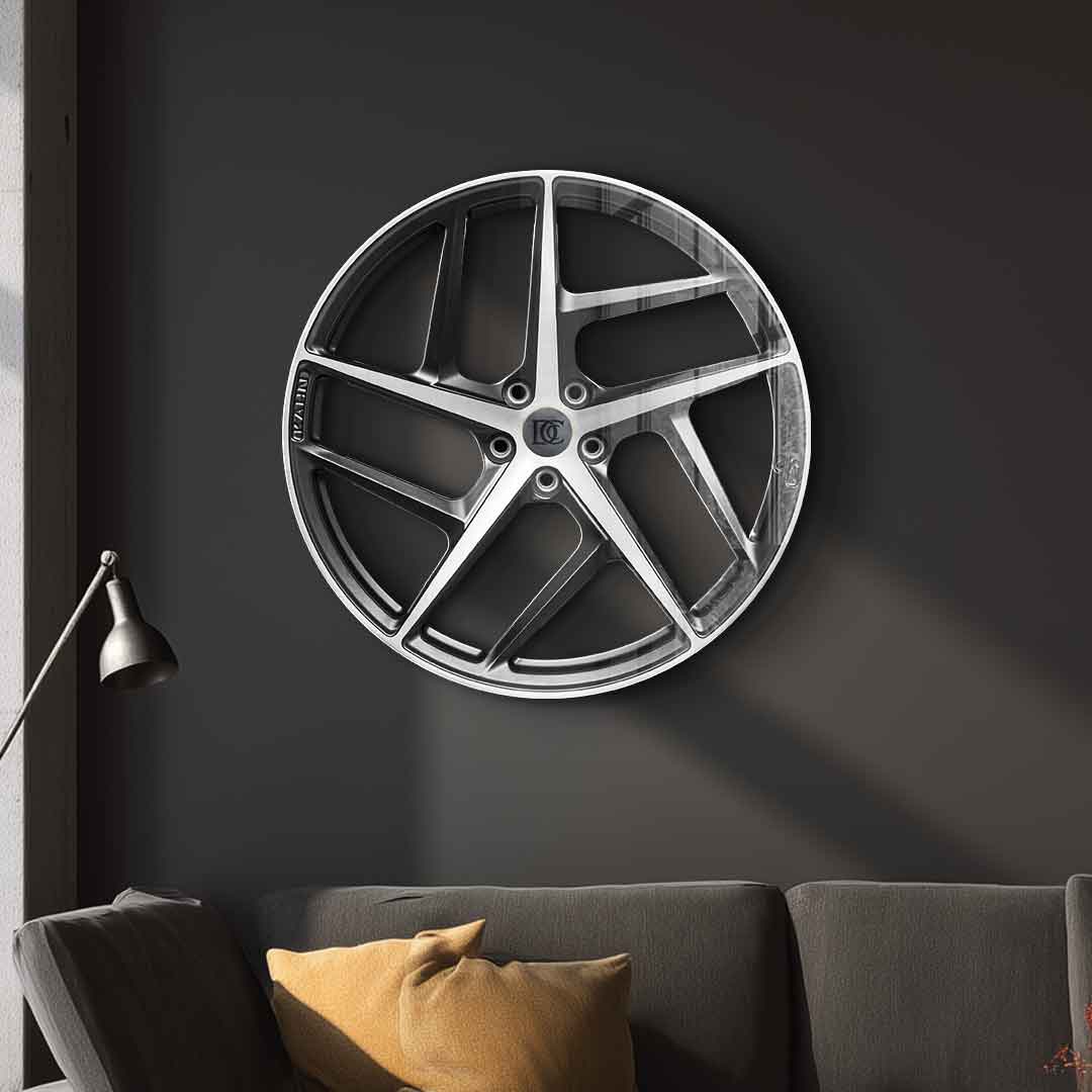 Wandskulptur Wheel 2 - Acrylglas