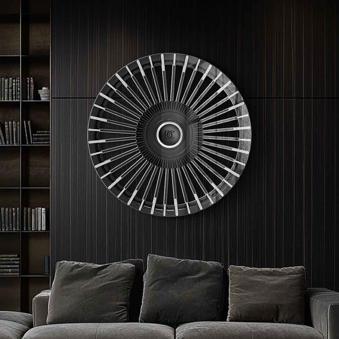 Wandskulptur Wheel 3 - Acrylglas