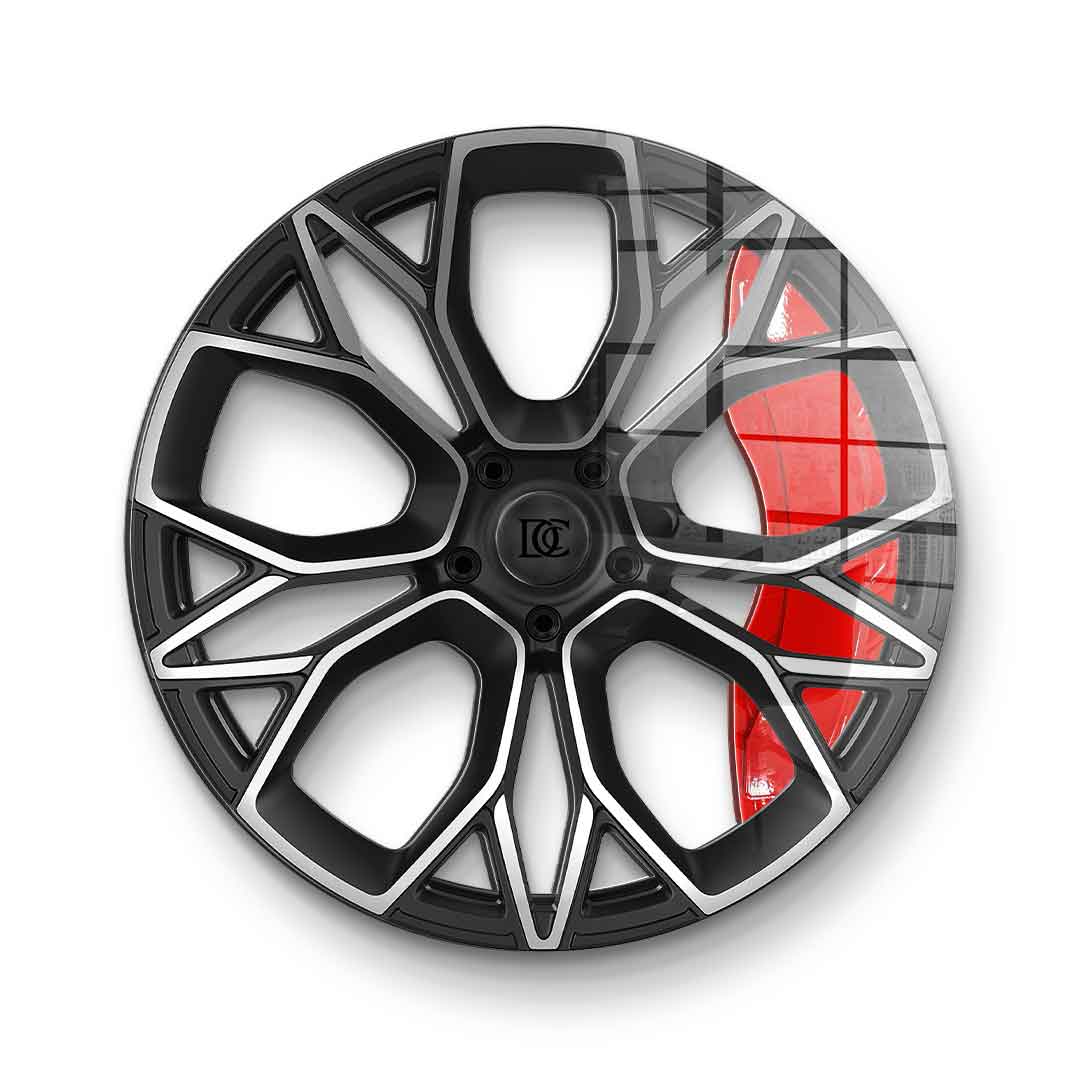 Wall sculpture Wheel 4 - acrylic glass