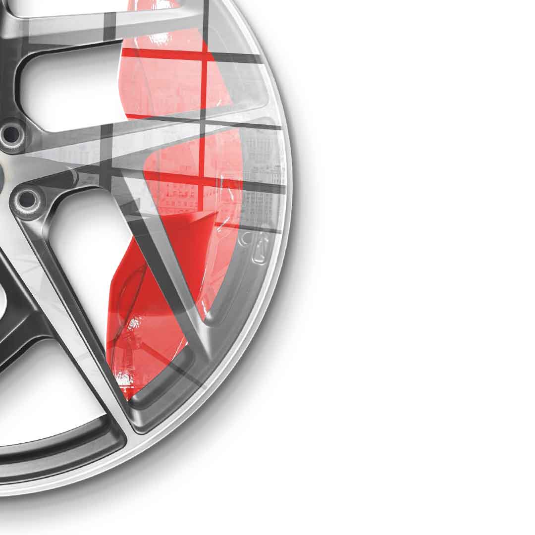 Wandskulptur Wheel 2 - Acrylglas