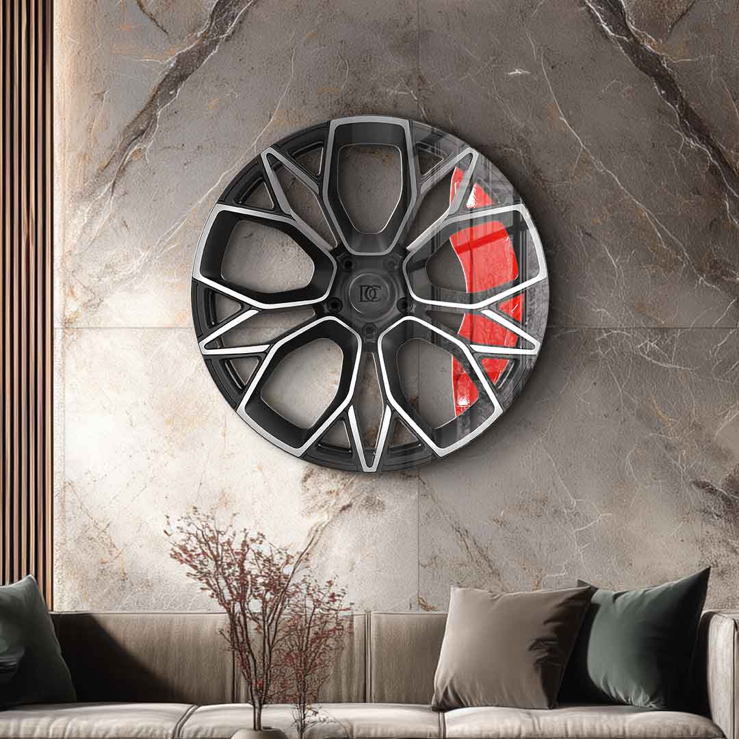 Wall sculpture Wheel 4 - acrylic glass