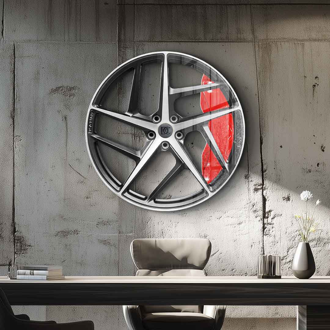 Wandskulptur Wheel 2 - Acrylglas