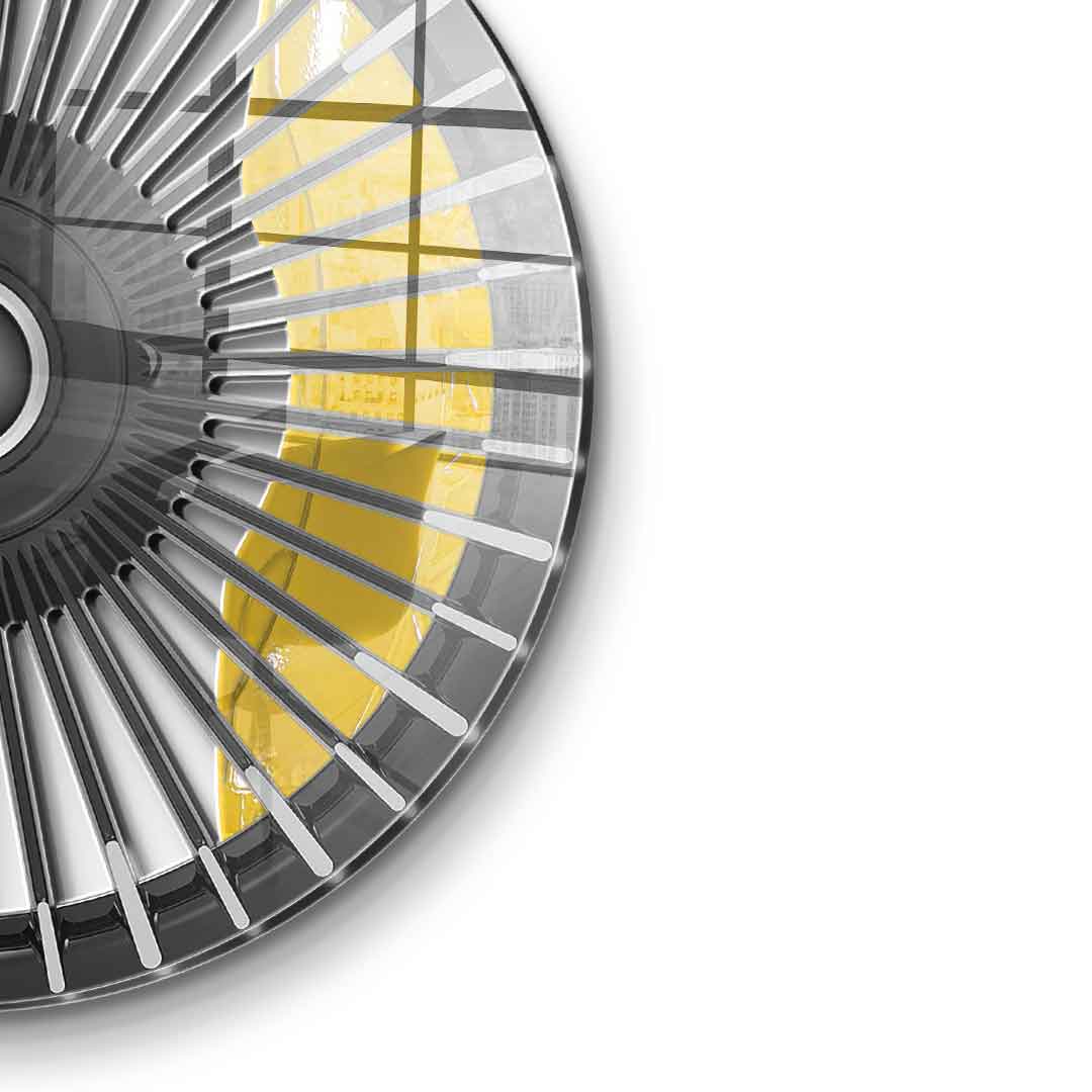 Wandskulptur Wheel 3 - Acrylglas