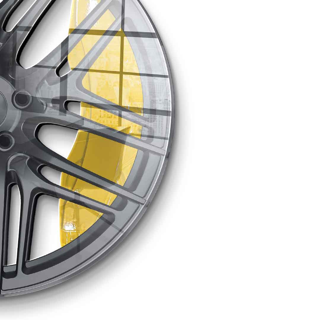 Wandskulptur Wheel 1 - Acrylglas