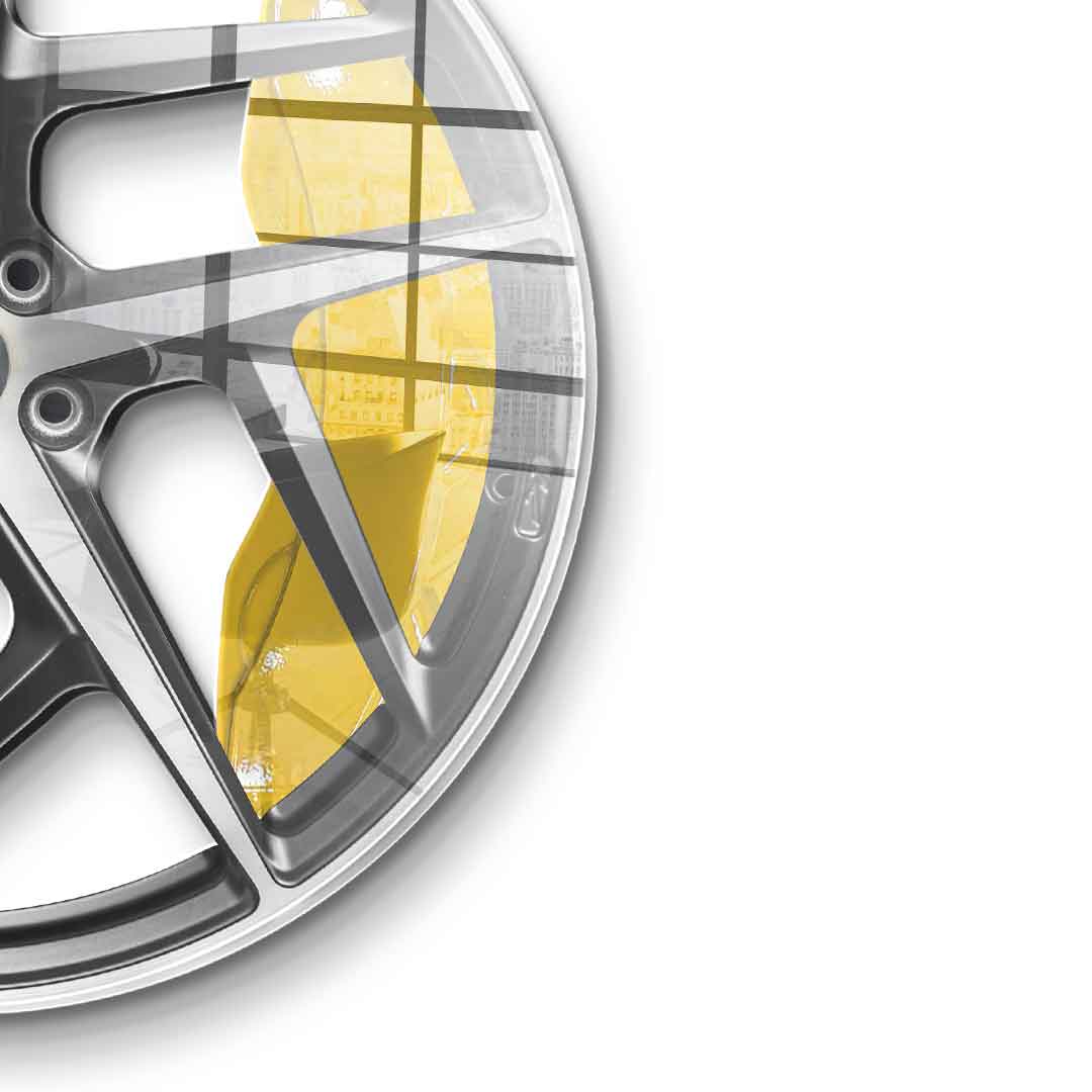 Wandskulptur Wheel 2 - Acrylglas