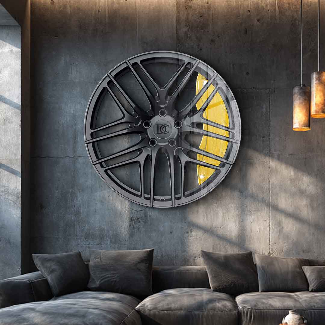 Wandskulptur Wheel 1 - Acrylglas