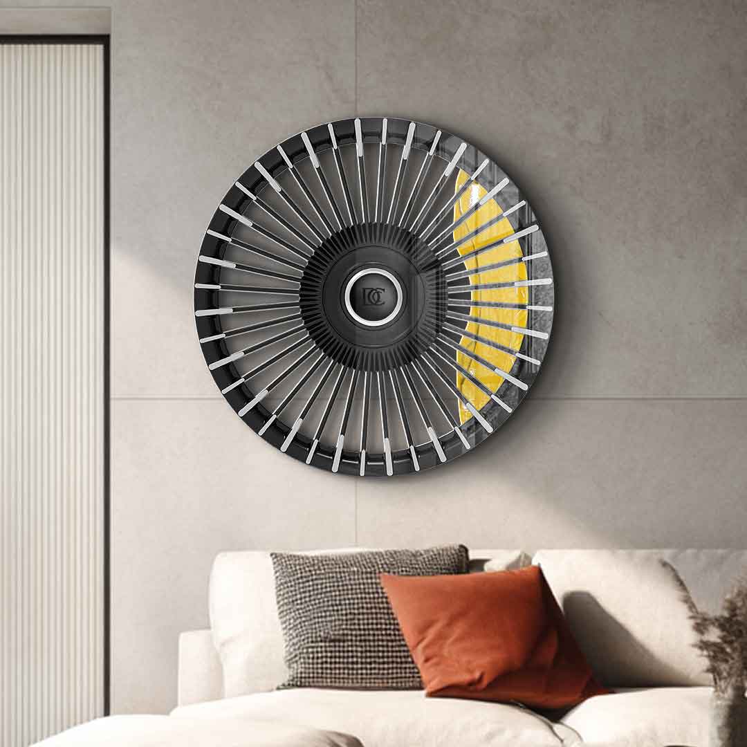 Wandskulptur Wheel 3 - Acrylglas