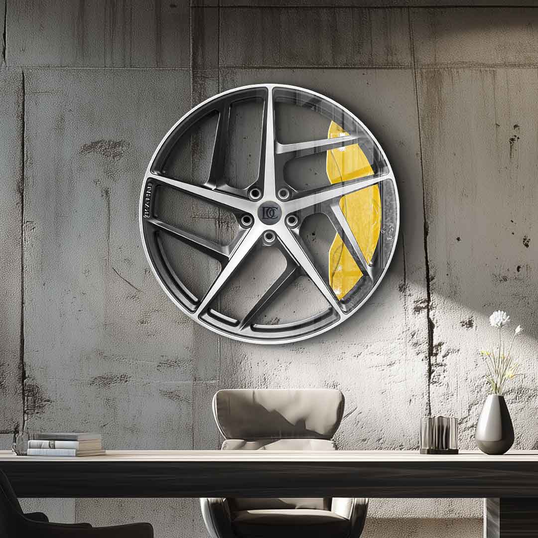 Wandskulptur Wheel 2 - Acrylglas