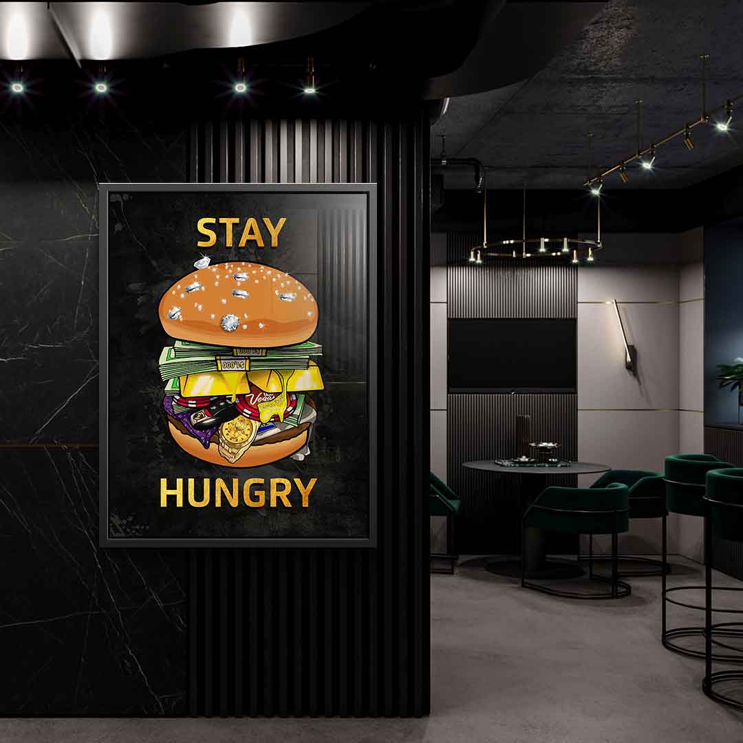 Stay Hungry 1 - Acrylglas