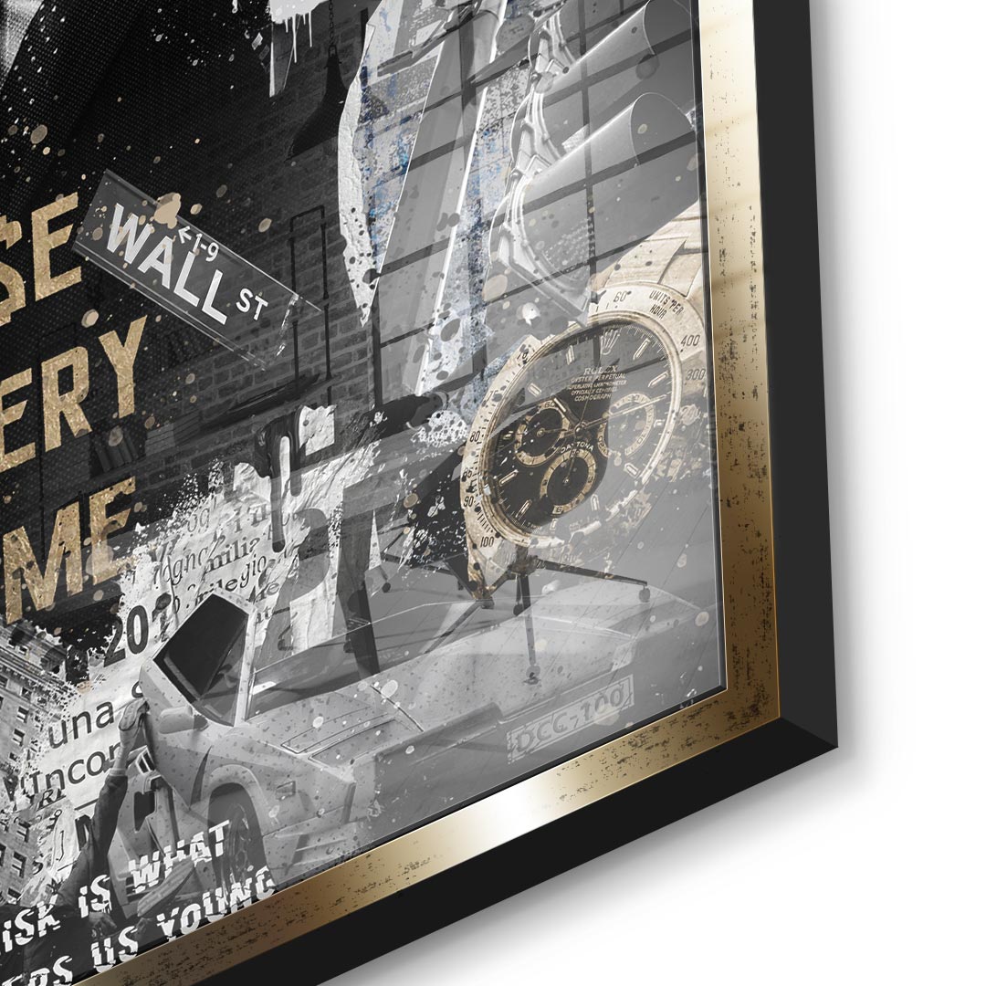 I CHOOSE RICH - Acrylic glass