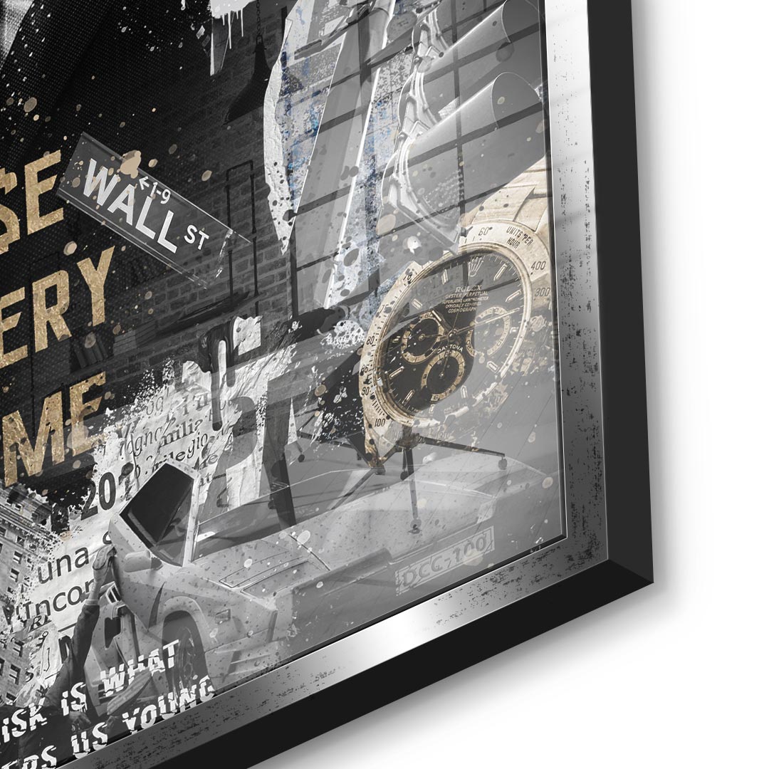 I CHOOSE RICH - Acrylic glass