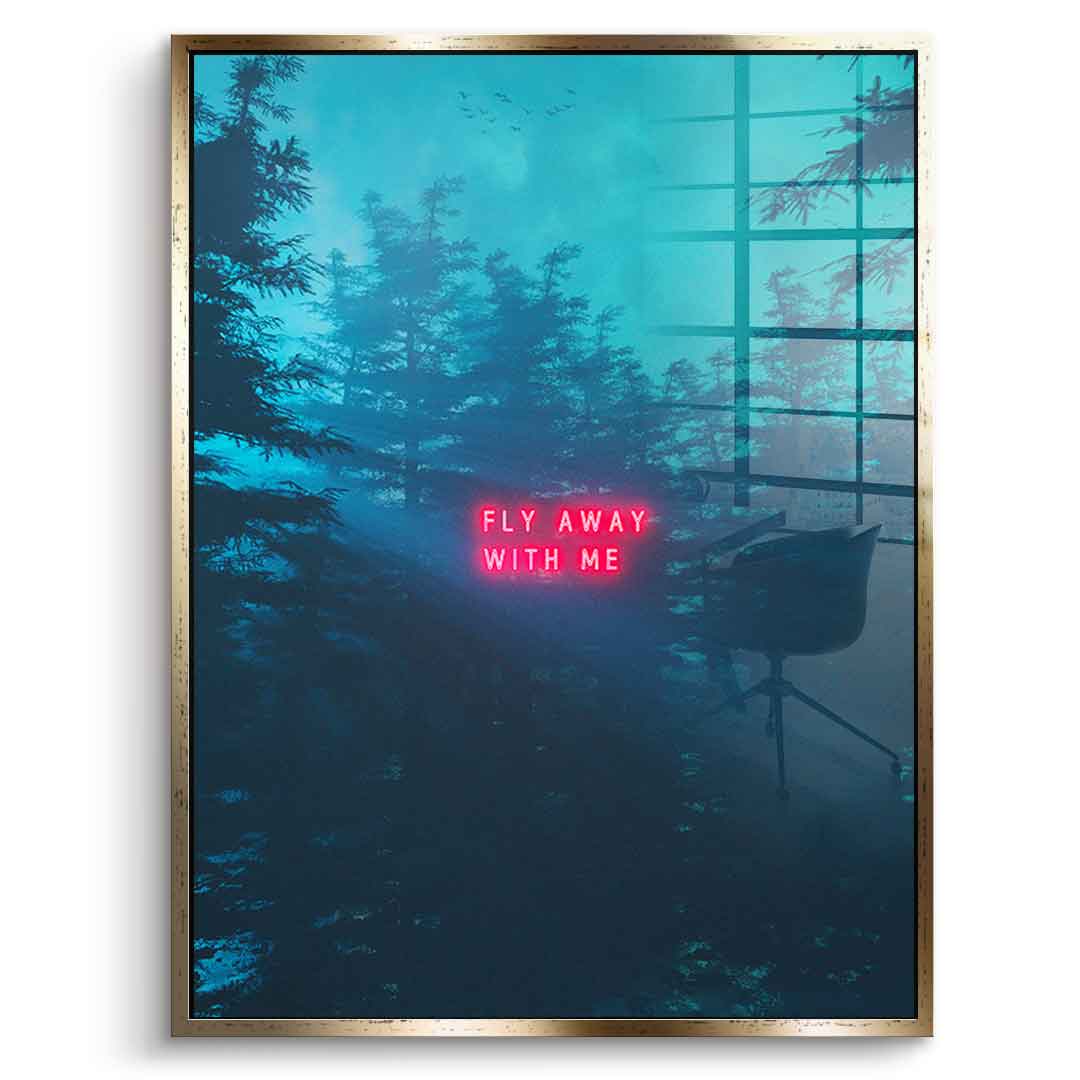 Fly Away - Acrylglas