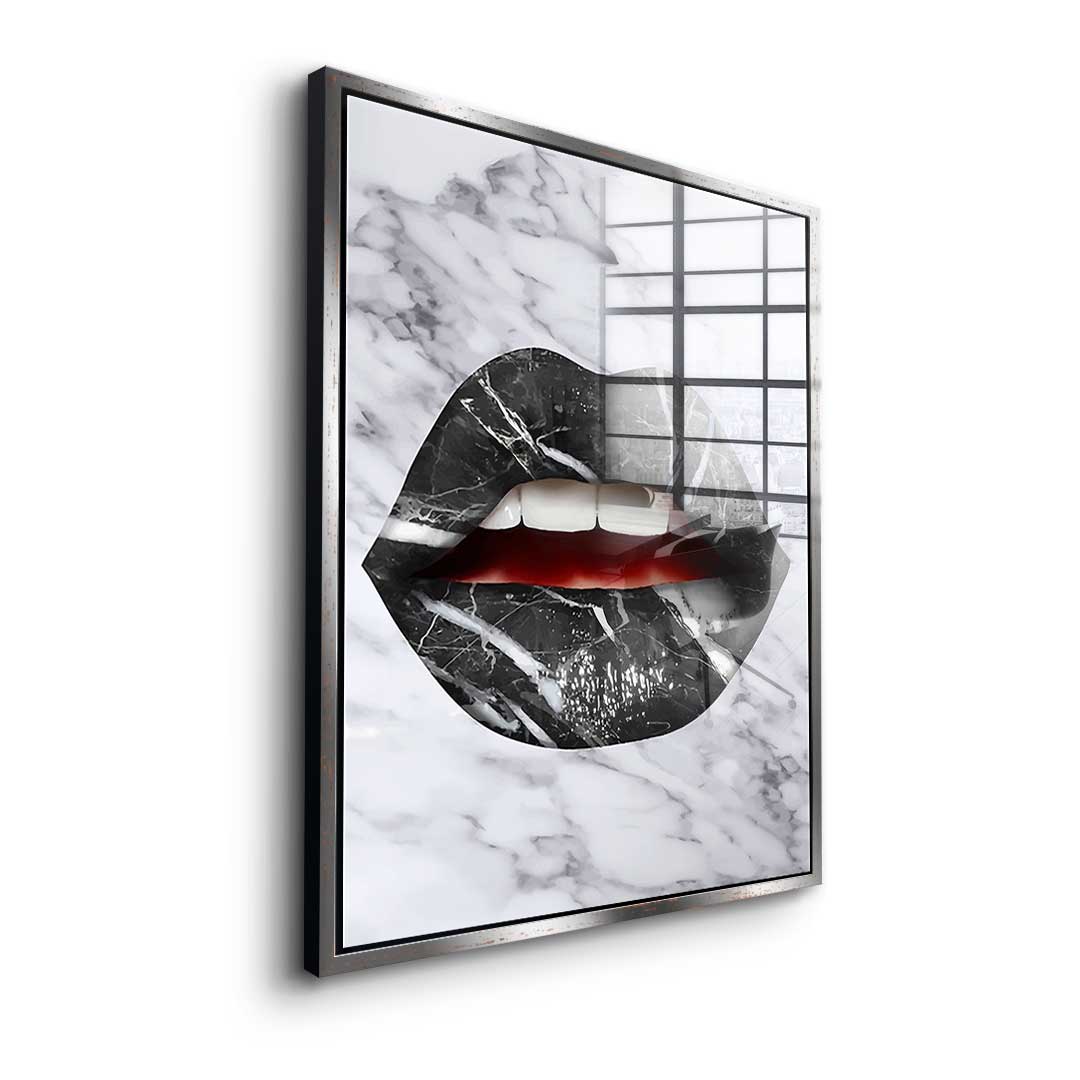 Lips X Marble - Acrylic glass