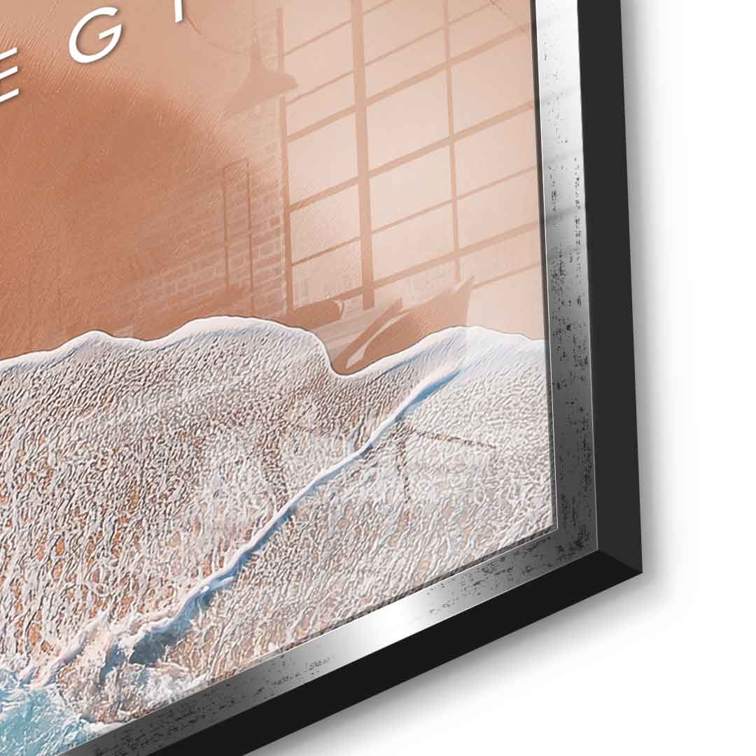 Freedom Begins - Acrylglas