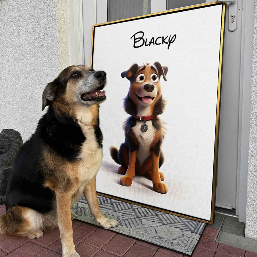 Cartoon Haustier Portrait Personalisierbar