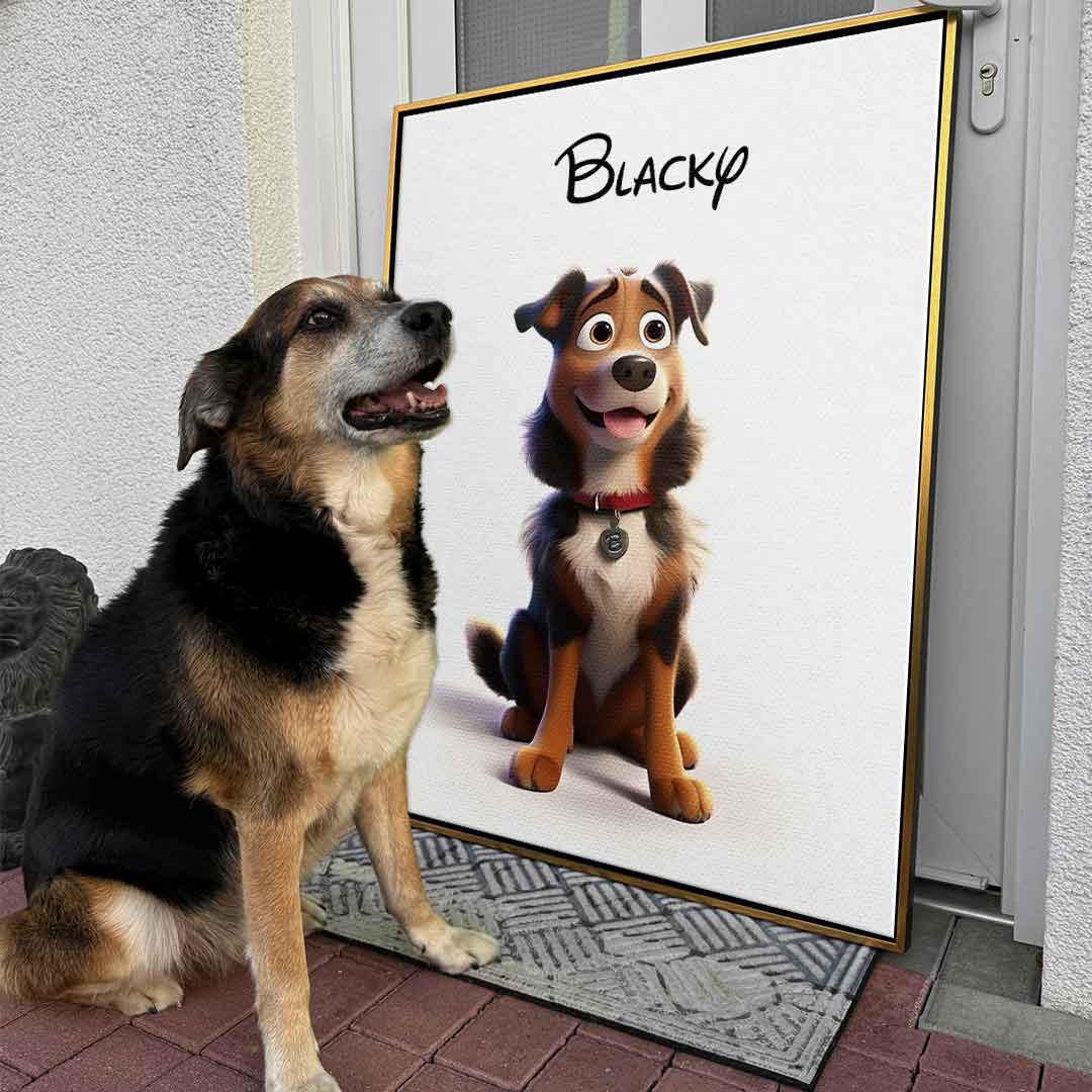 Cartoon Haustier Portrait Personalisierbar