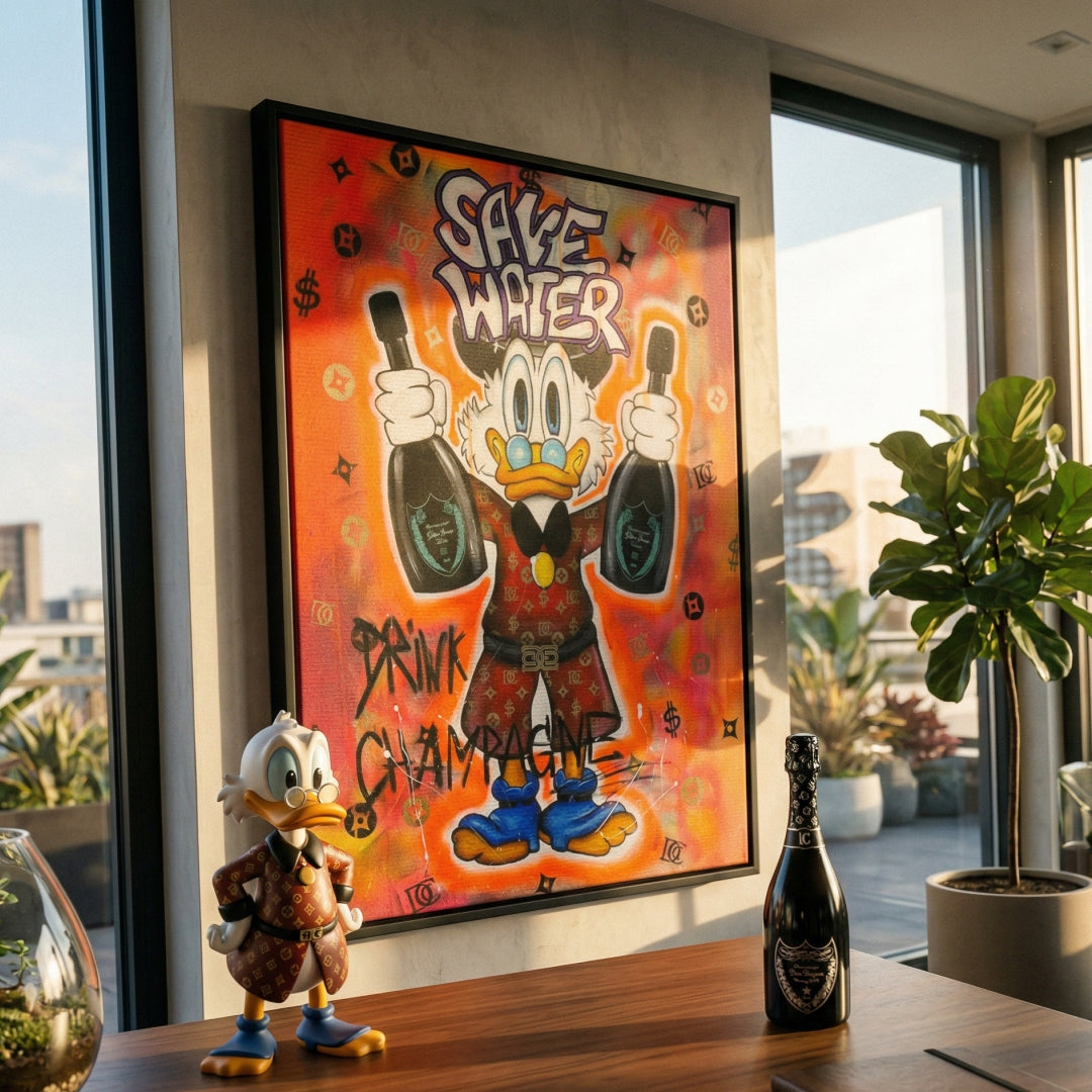 Save Water - Leinwandbild