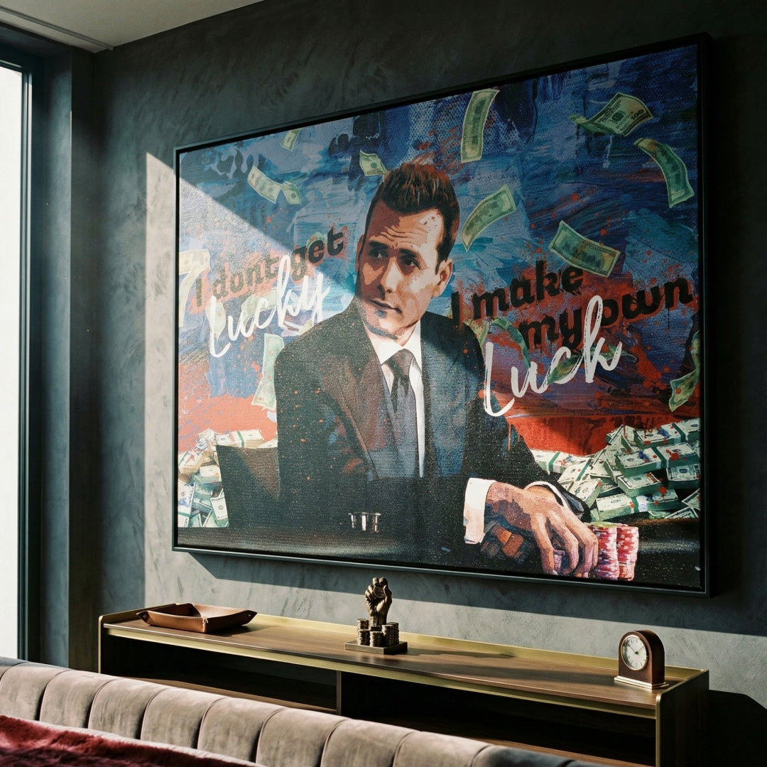 I DONT GET LUCKY, I MAKE MY OWN LUCK