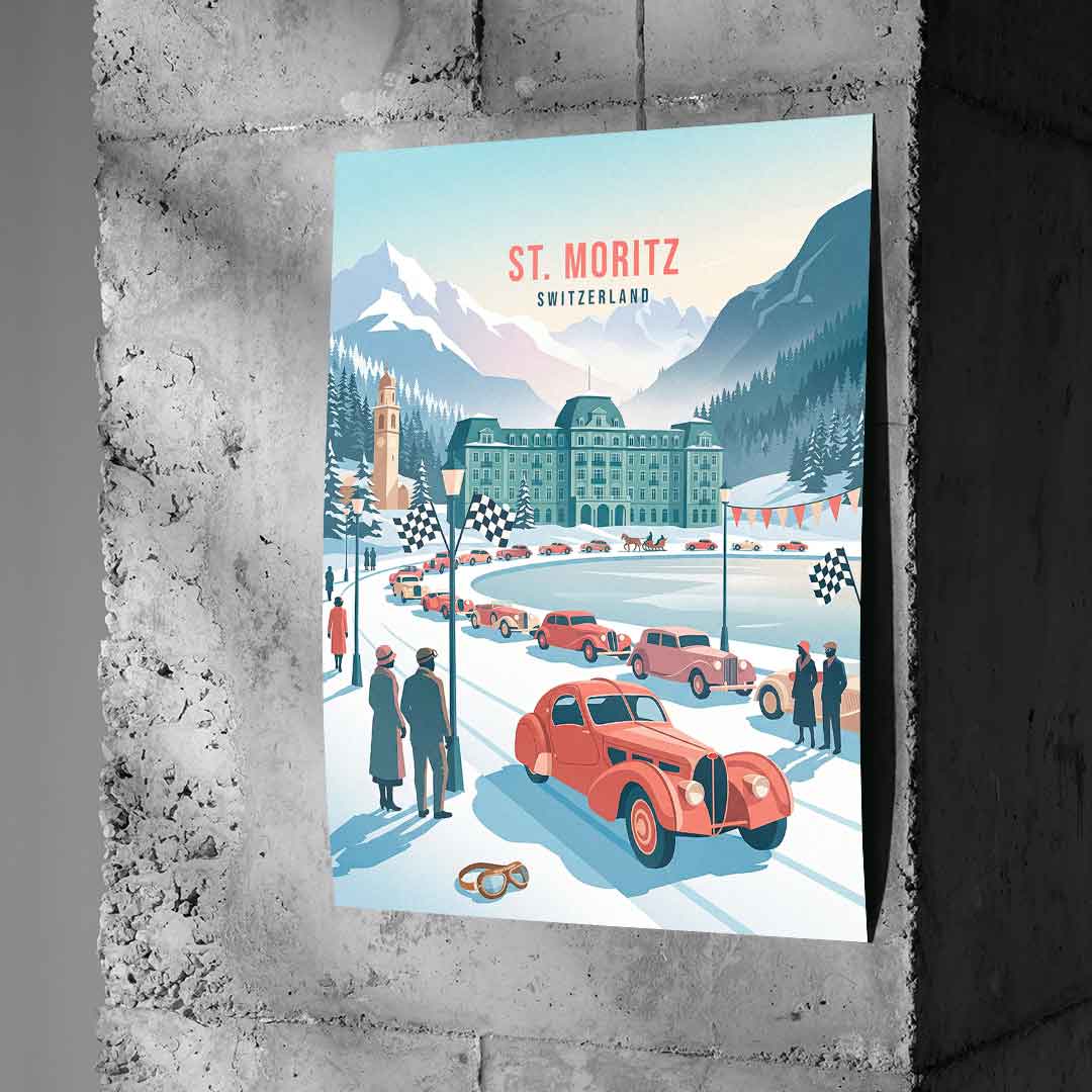 Saint Moritz Poster