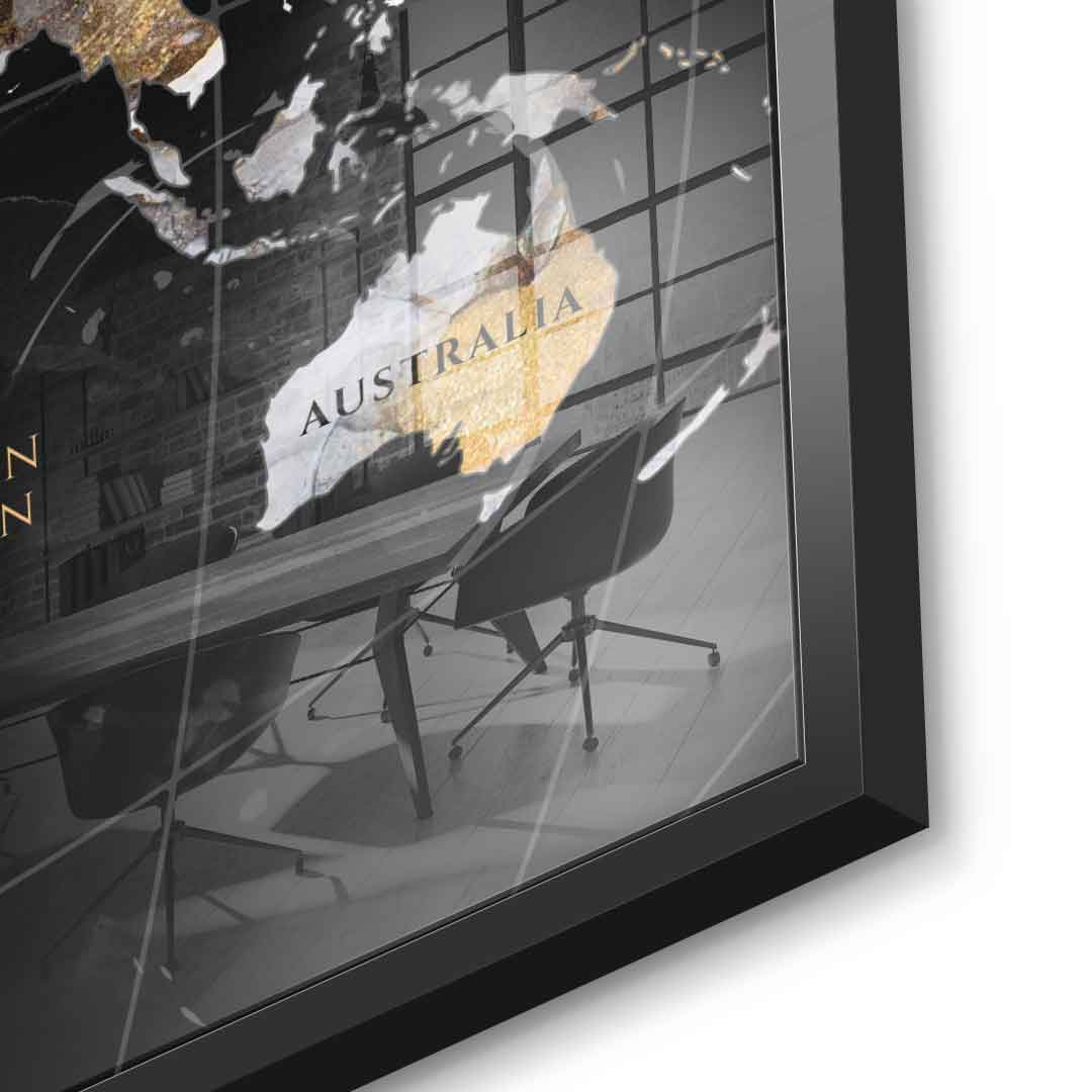Abstract Country Collection - Gold leaf