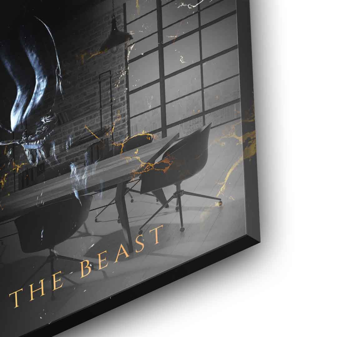 Abstract Lion - Blattgold