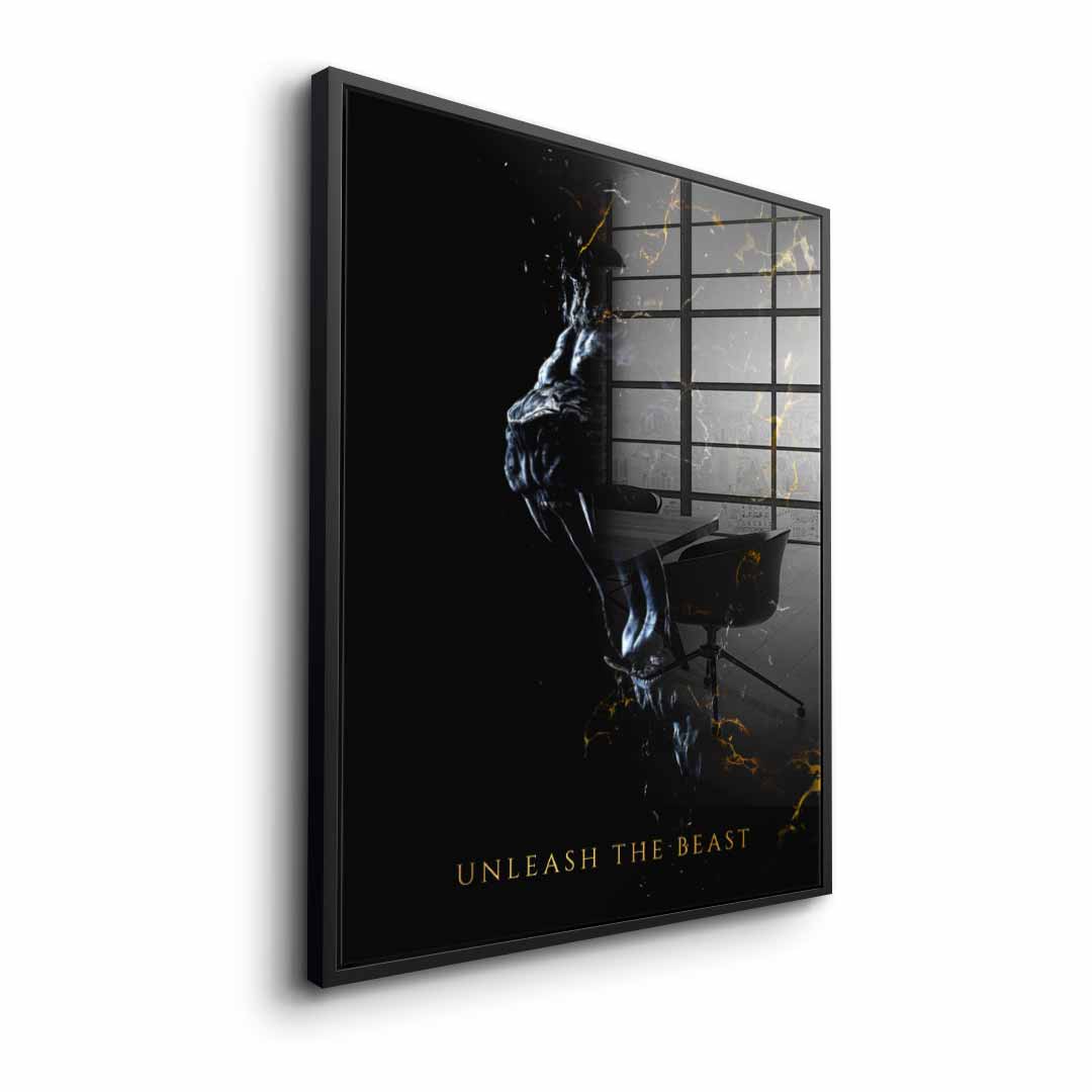 Abstract Lion - Blattgold