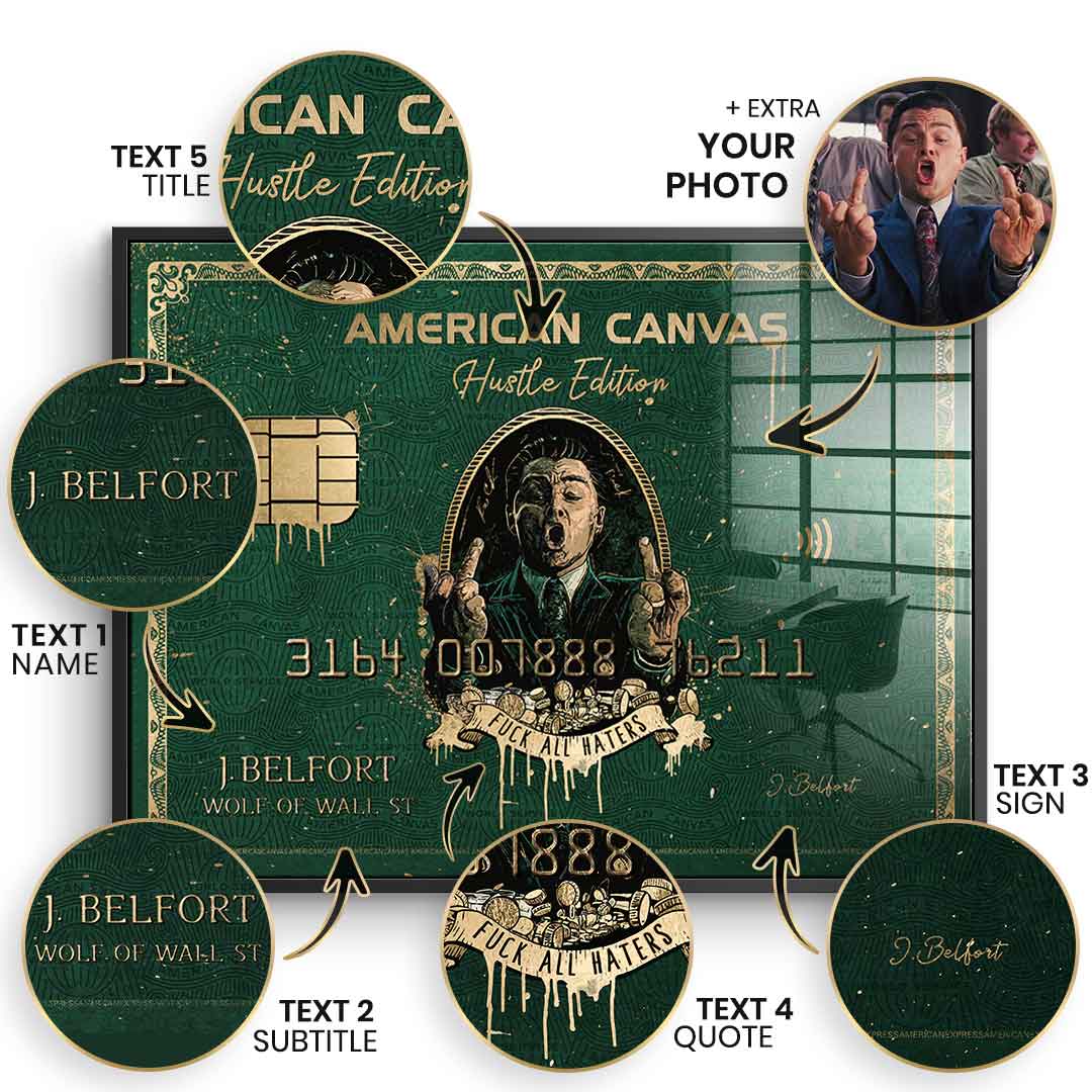 Royal American Canvas - Personalizable - Gold Leaf