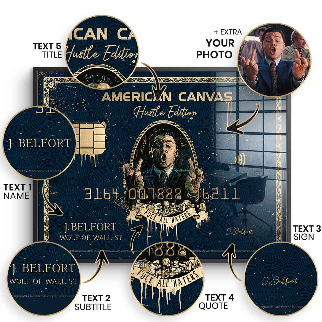 Royal American Canvas - Personalizable - Gold Leaf
