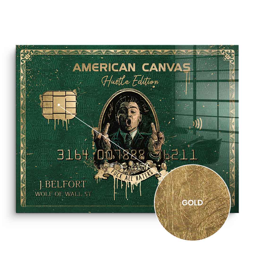 Royal American canvas - gold leaf