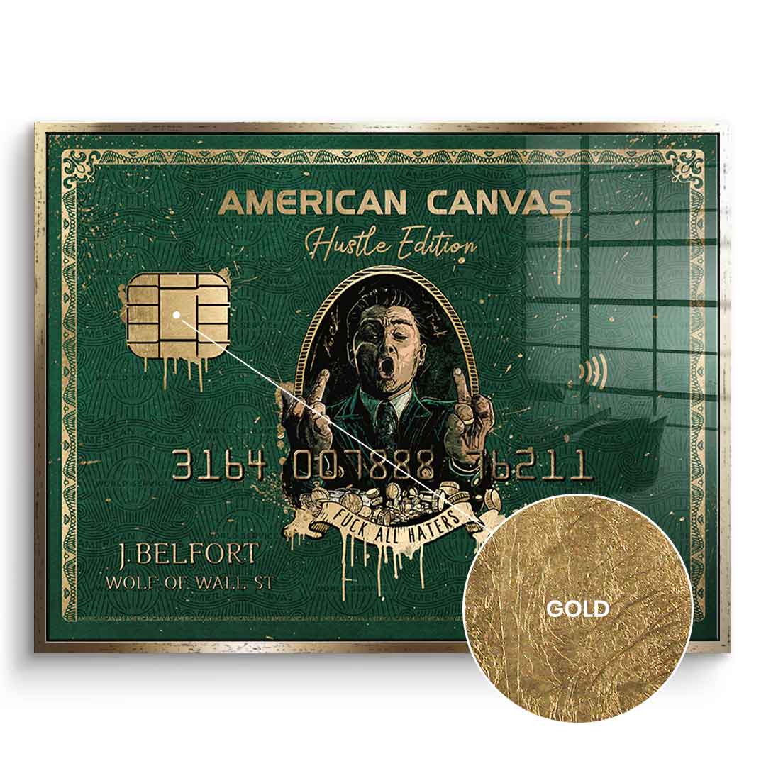 Royal American canvas - gold leaf