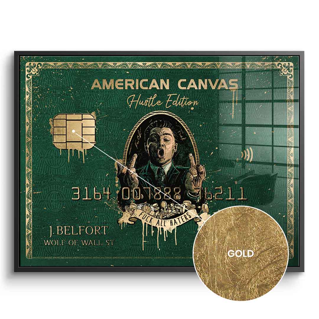 Royal American canvas - gold leaf