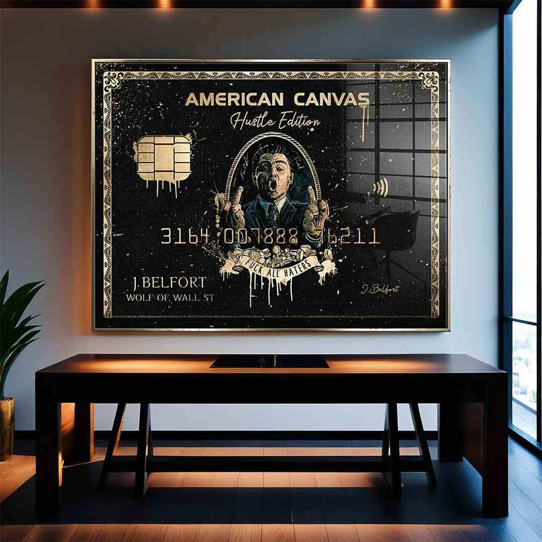 Royal American canvas - gold leaf