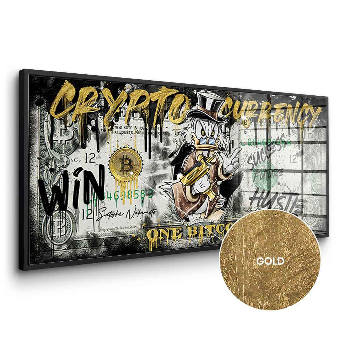 Crypto Duck - gold leaf