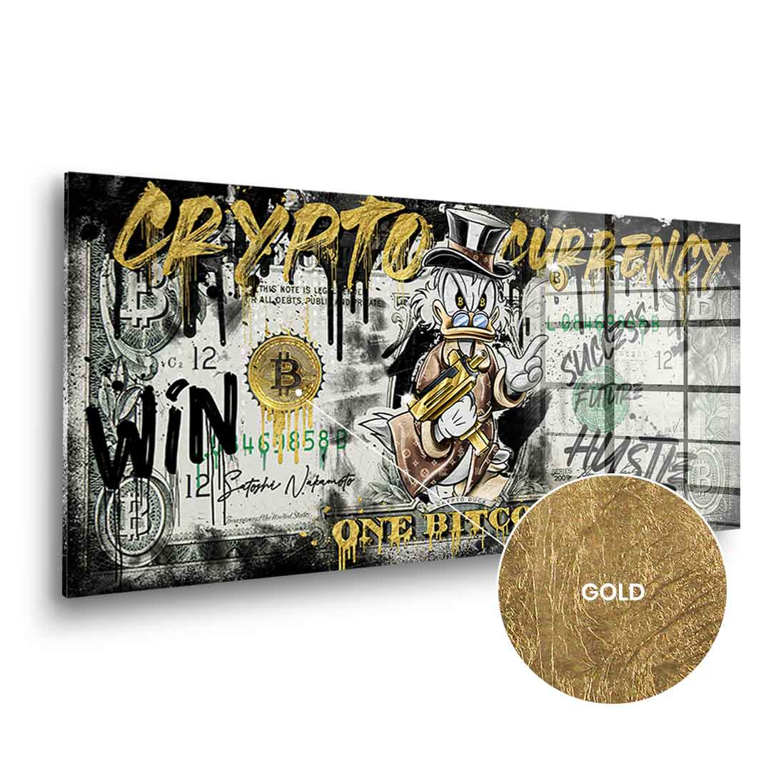 Crypto Duck - gold leaf