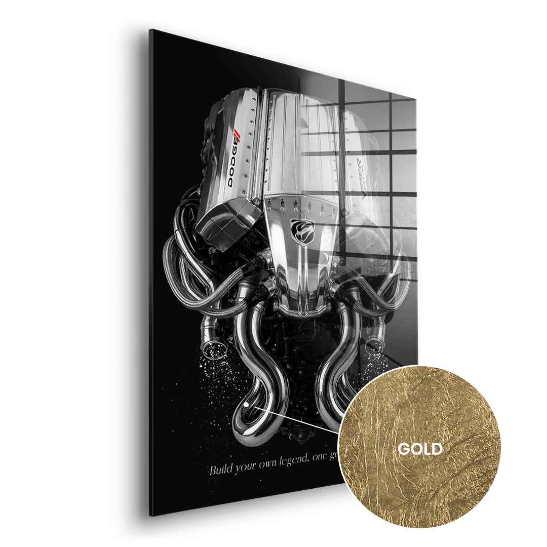 Dodge Viper V 10 - Blattgold