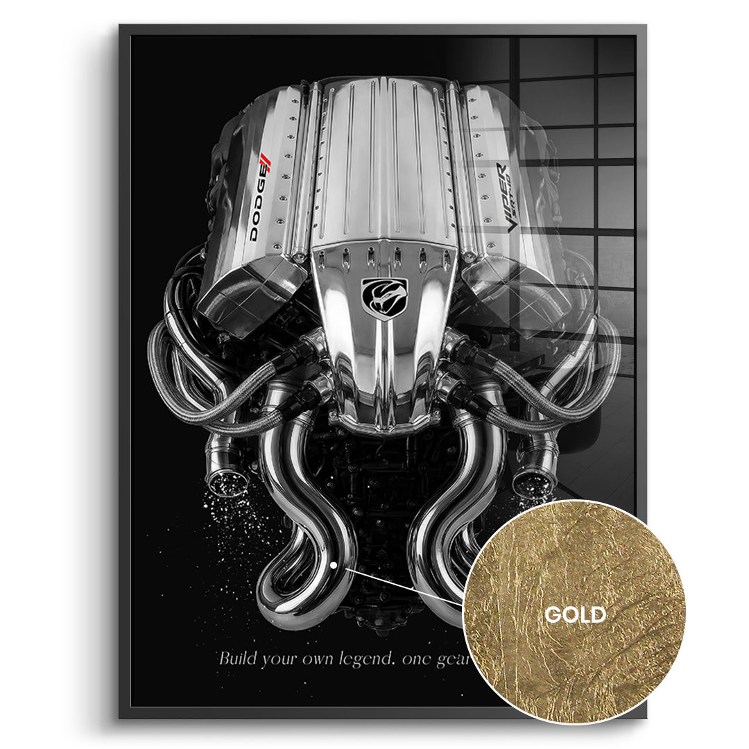 Dodge Viper V 10 - Blattgold