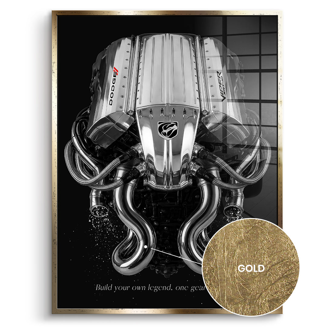 Dodge Viper V 10 - Blattgold